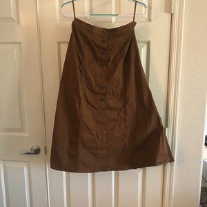 Uniqlo brown skirt